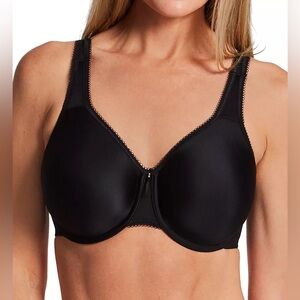 Wacoal Brands Basic Beauty Full Figure Seamless Underwire Bra in Black 38DD NEW